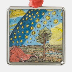 Adorno Metálico Pintura fantástica de la Sistema Solar
