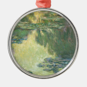 Adorno Metálico Pintura impresionista de Claude Monet Water Lilies