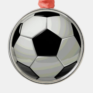 Adorno Metálico Pintura única de fútbol