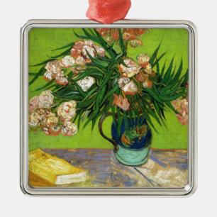 Adorno Metálico Pintura Vintage De Van Gogh Flores En Flor Vides