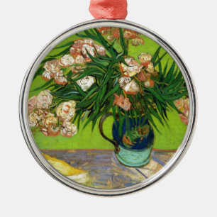 Adorno Metálico Pintura Vintage De Van Gogh Flores En Flor Vides