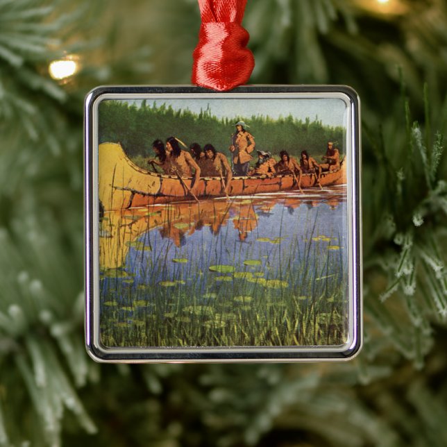 Adorno Metálico Pioneros de época, grandes exploradores por Reming (Árbol)