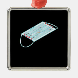 Adorno Metálico Piscina Mascarilla de la cara Máscaras de la másca