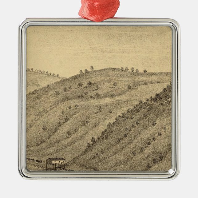 Adorno Metálico Pittsburgh, Pennsylvania (Frente)