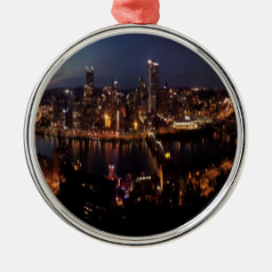 Adorno Metálico Pittsburgh vía Monongahela Incline