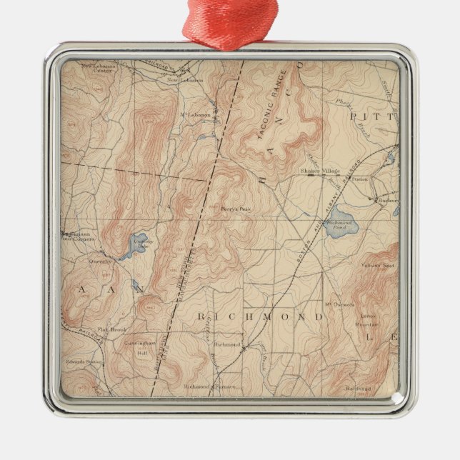 Adorno Metálico Pittsfield, Massachusetts (Frente)