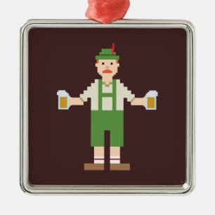 Adorno Metálico Pixel German