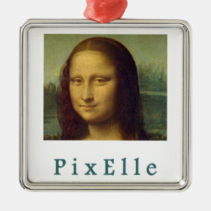 Adorno Metálico Pixelle femme
