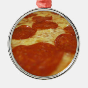 Adorno Metálico pizza de pepperoni