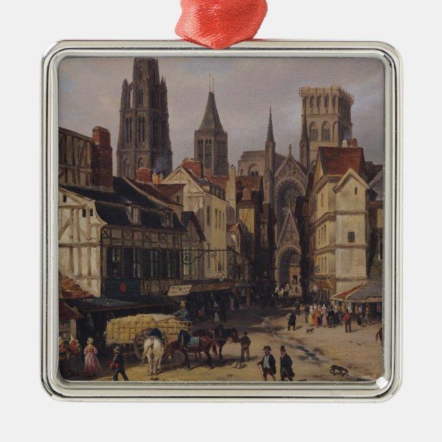 Adorno Metálico Place de la Haute-Vieille-Viaje, Ruán, 1824 (Frente)