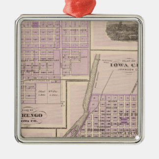 Adorno Metálico Plan de Iowa City, plan de Marengo