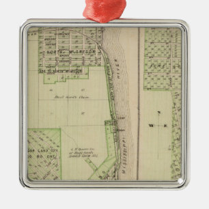 Adorno Metálico Plan de la ciudad de McGregor