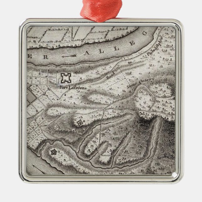 Adorno Metálico Plan de la ciudad de Pittsburg (Frente)