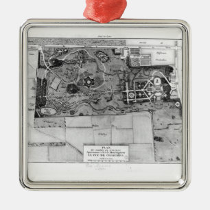 Adorno Metálico Plan de Parc Monceau en París