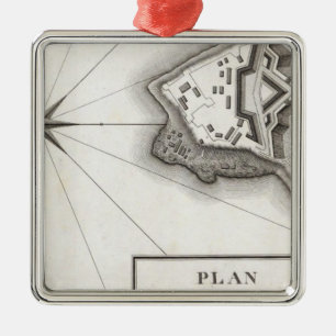 Adorno Metálico Plan del Fuerte Niágara