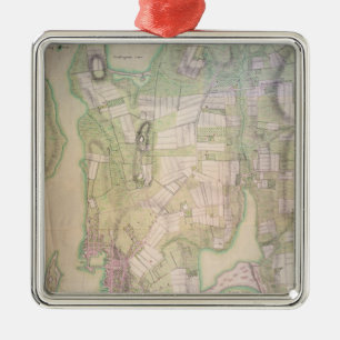 Adorno Metálico Plan militar de Newport, 1777