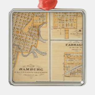 Adorno Metálico Planes de Hamburgo, Sidney, Farragut