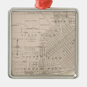 Adorno Metálico Planes de Keokuk, ciudad del bosque