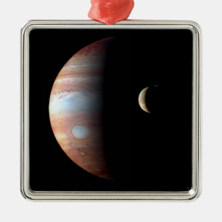 Adorno Metálico Planeta gigante del gas Júpiter y luna galileña Io
