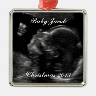 Adorno Metálico Plantilla de fotografía de ultrasonido