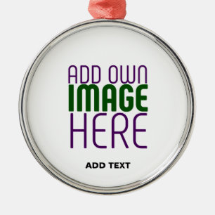 ADORNO METÁLICO PLANTILLA DE TEXTO DE IMAGEN BLANCA SIMPLE EDITABL