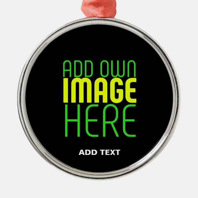 ADORNO METÁLICO PLANTILLA DE TEXTO DE IMAGEN NEGRA SENCILLA EDITAB (Frente)