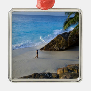 Adorno Metálico Playa Ansi Victorin, Isla Fregate