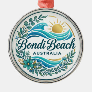Adorno Metálico Playa Bondi Australia