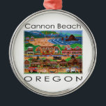 Adorno Metálico Playa Cannon ~ Oregon<br><div class="desc">No sería verano sin visitar la encantadora ciudad de Cannon Beach, Oregón. Cannon Beach está llena de los sonidos del Océano Pacífico que chocan contra Haystack Rock. La ciudad cuenta con excelentes restaurantes, una vibrante comunidad artística y tiendas pintorescas e inusuales. Es imprescindible para cualquiera que visite el noroeste del...</div>