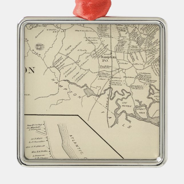 Adorno Metálico Playa de Hampton, Hampton (Frente)