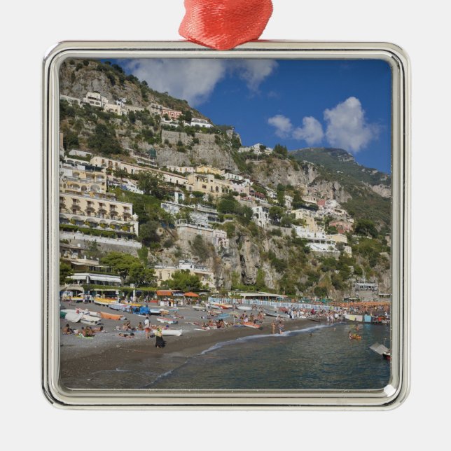 Adorno Metálico Playa de Positano, Campania, Italia (Frente)