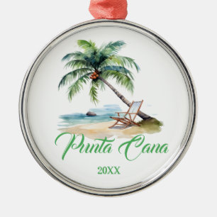Adorno Metálico Playa Punta Cana personalizada