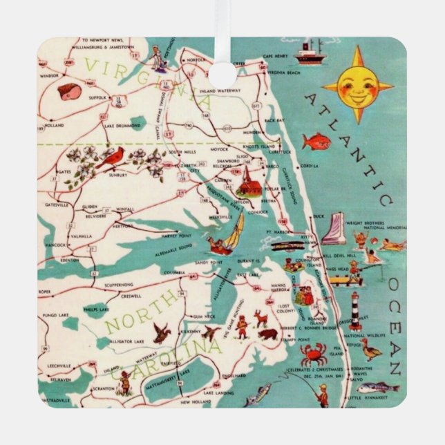 Adorno Metálico Playas de los Bancos Exteriores (Anverso)