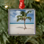 Adorno Metálico Playas tropicales | Eagle Beach, Aruba<br><div class="desc">Esta impresionante foto de Getty Images muestra la solitaria palma de la arena blanca en Eagle Beach,  Aruba</div>