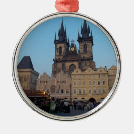 Adorno Metálico Plaza de la República Checa de Praga Praga vieja