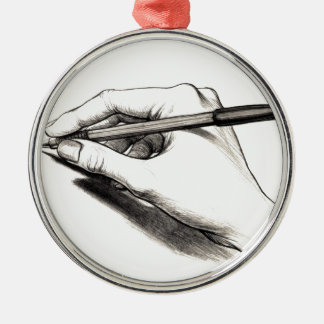 Adorno Metálico Pluma