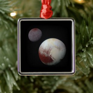 Adorno Metálico Pluto y Barón 9 o Sistema Solar de Planeta Enano