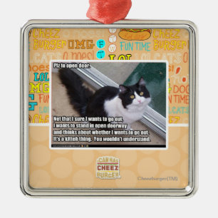 Adorno Metálico PLZ a la puerta abierta