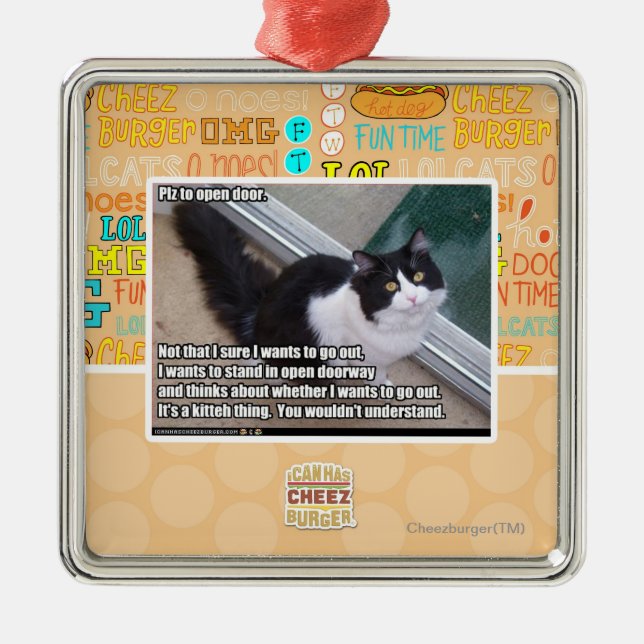 Adorno Metálico PLZ a la puerta abierta (Frente)