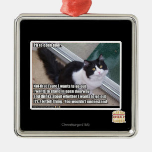 Adorno Metálico PLZ a la puerta abierta