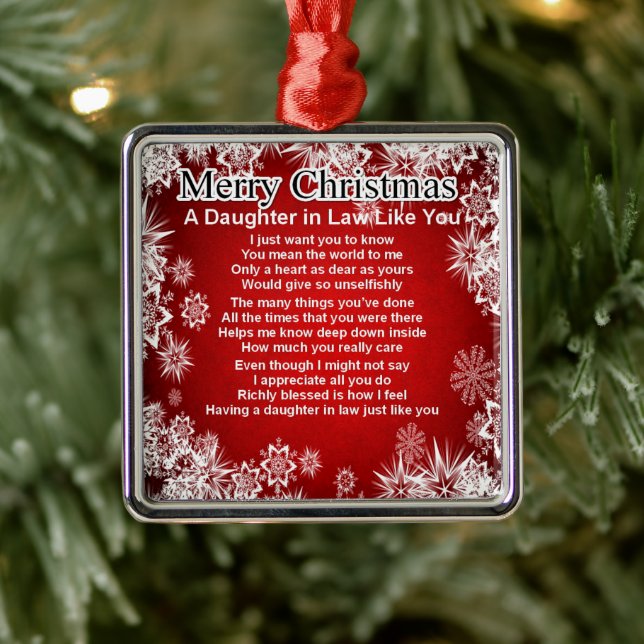 Adorno Metálico Poema de la nuera diseño del navidad