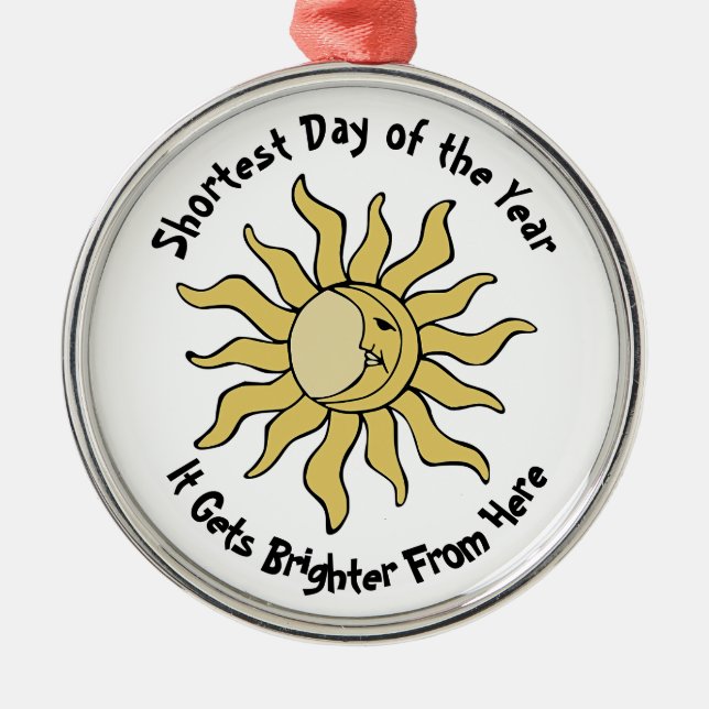 Adorno Metálico Poema del solsticio de invierno (Frente)