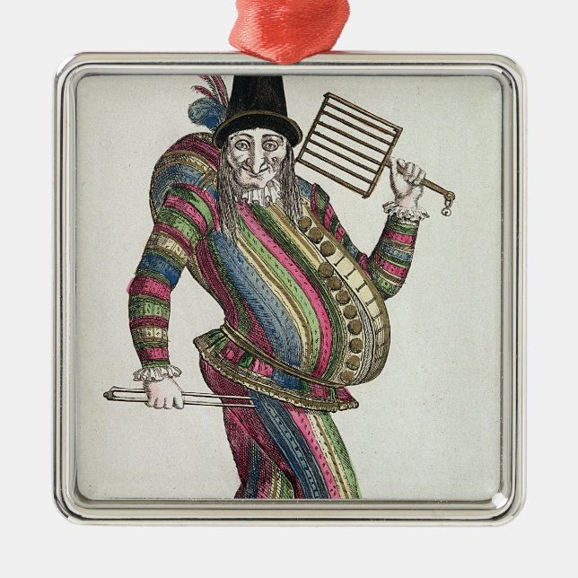 Adorno Metálico Polichinelle (Frente)