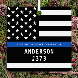 Adorno Metálico Policía Personalizada, Aplicación De La Ley De La 