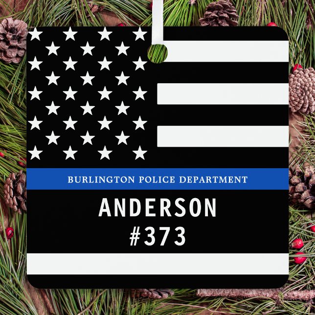 Adorno Metálico Policía Personalizada, Aplicación De La Ley De La  (Subido por el creador)