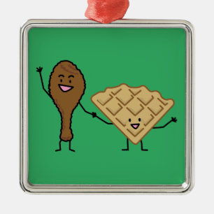 Adorno Metálico Pollo y galletas americanos y el cocinar