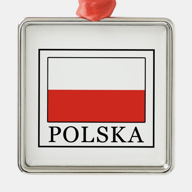 Adorno Metálico Polska (Frente)
