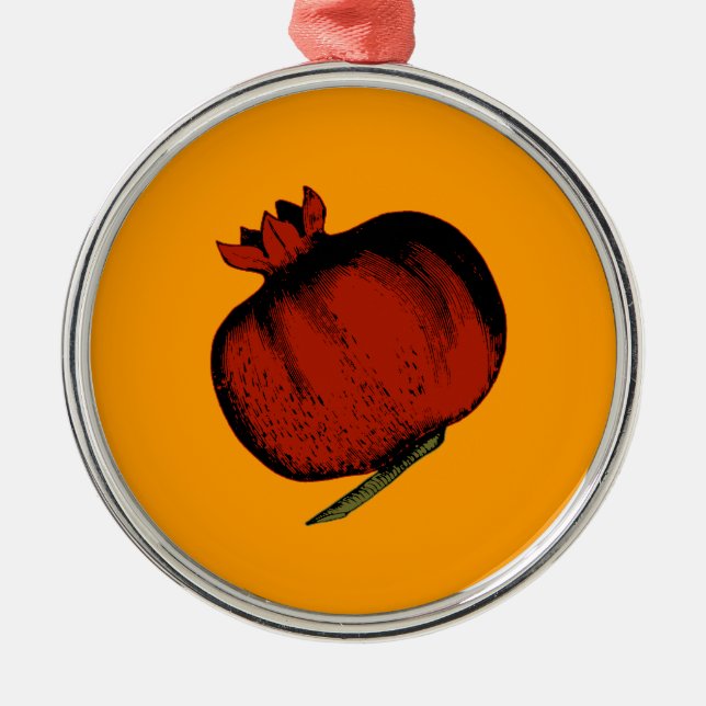 Adorno Metálico Pomegranato (Frente)