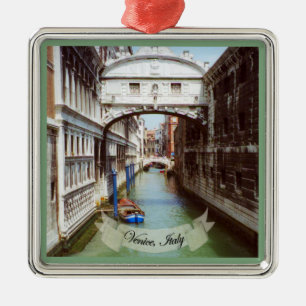 Adorno Metálico Ponte dei Sospiri Venezia Italia Souvenir