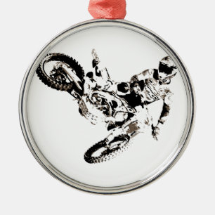 Adorno Metálico Pop Art Motocross Motoryle Sport